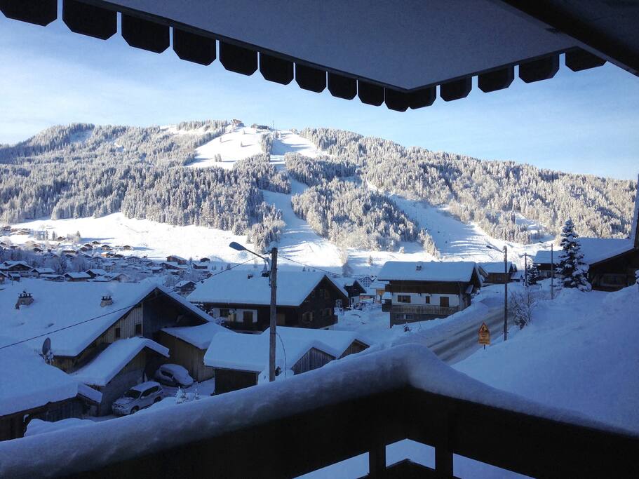 Pleney Slopes from the balcony