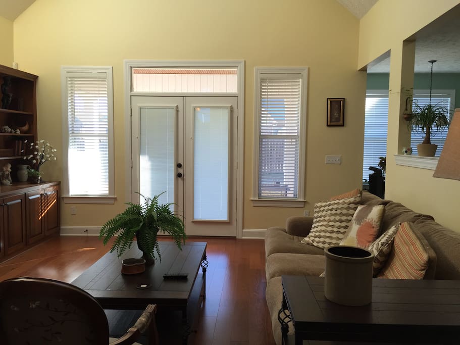 Open Living room area