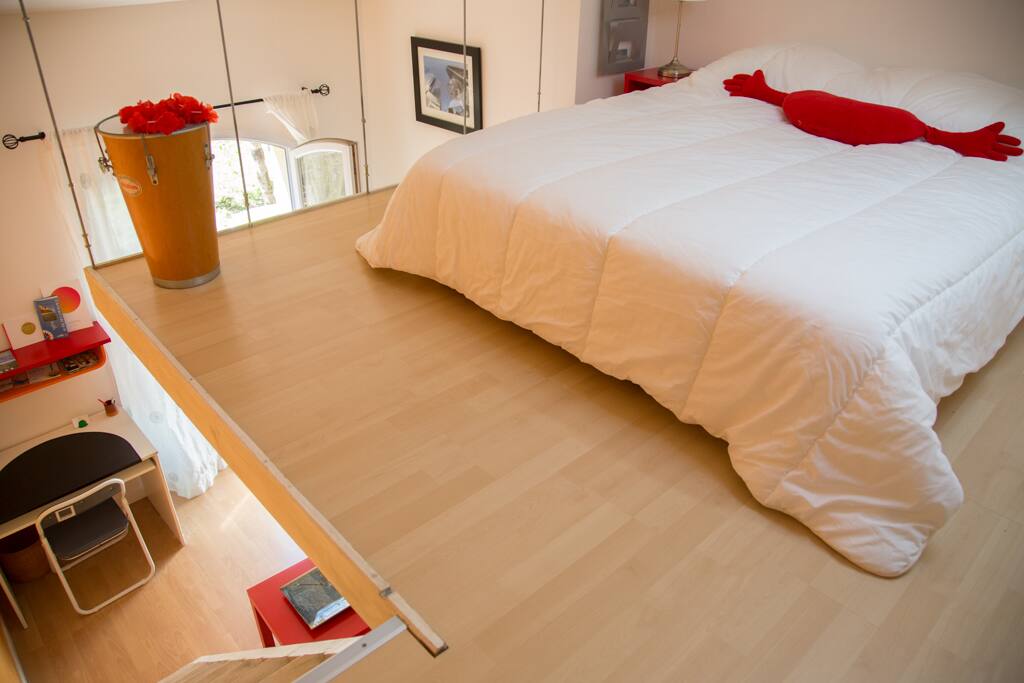 … et couchage en mezzanine