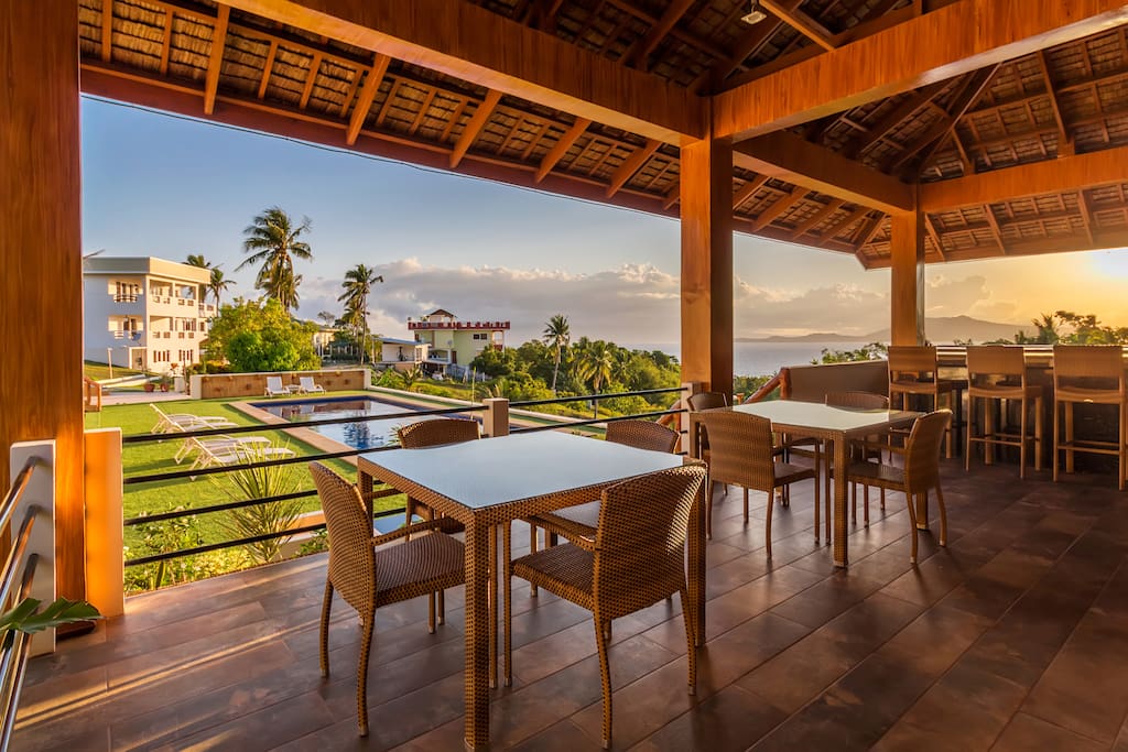 Our dining area where you enjoy breakfast, lunch and dinner