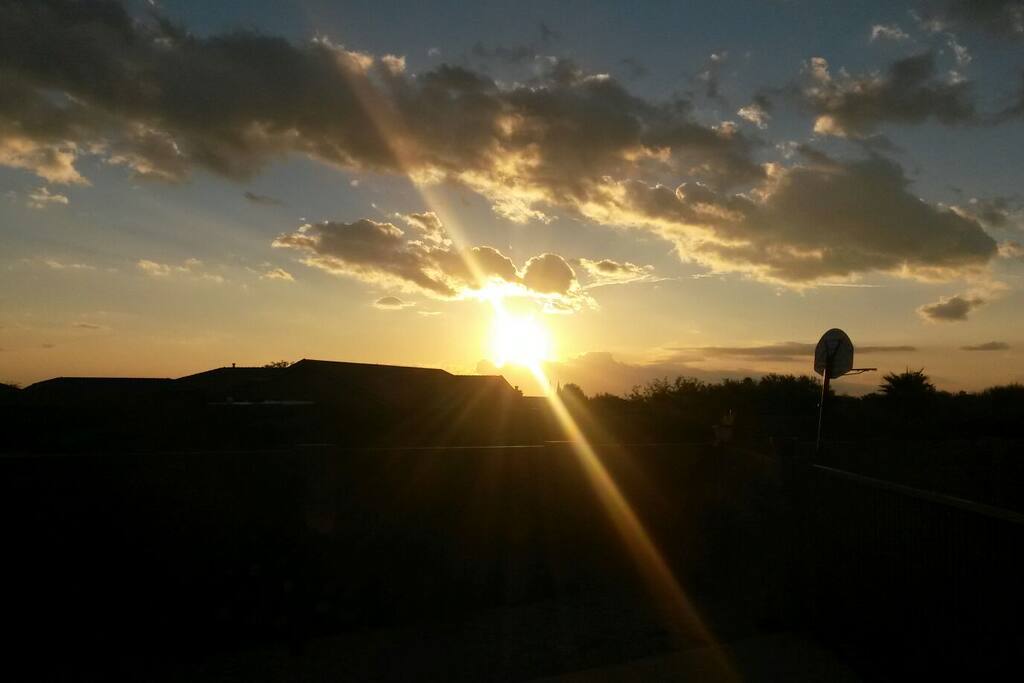 awesome sun set