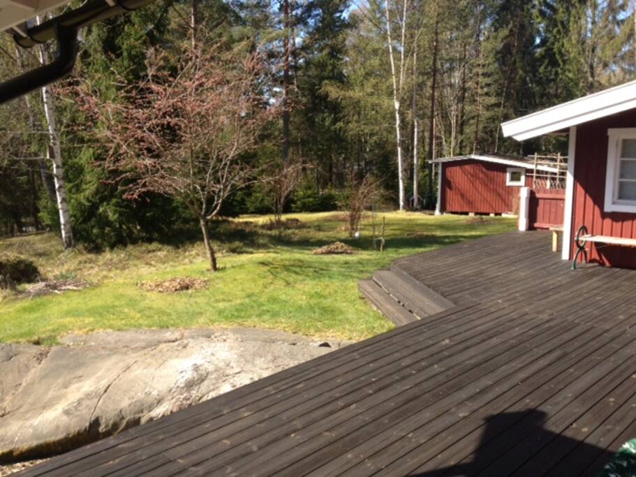Sunny deck