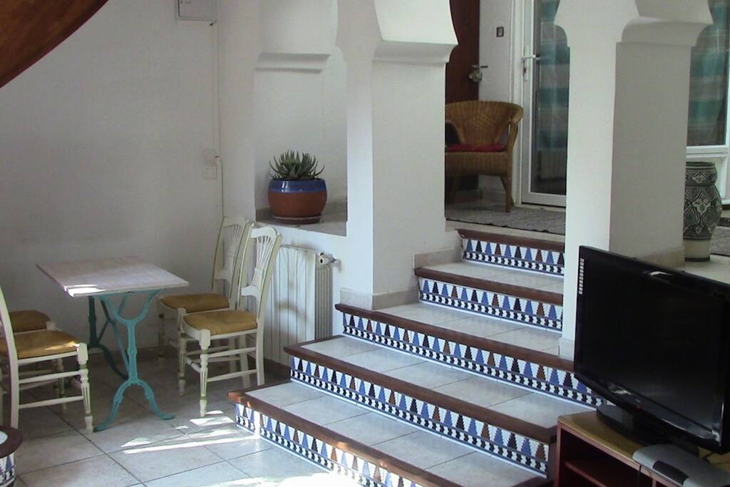 accès aux chambres