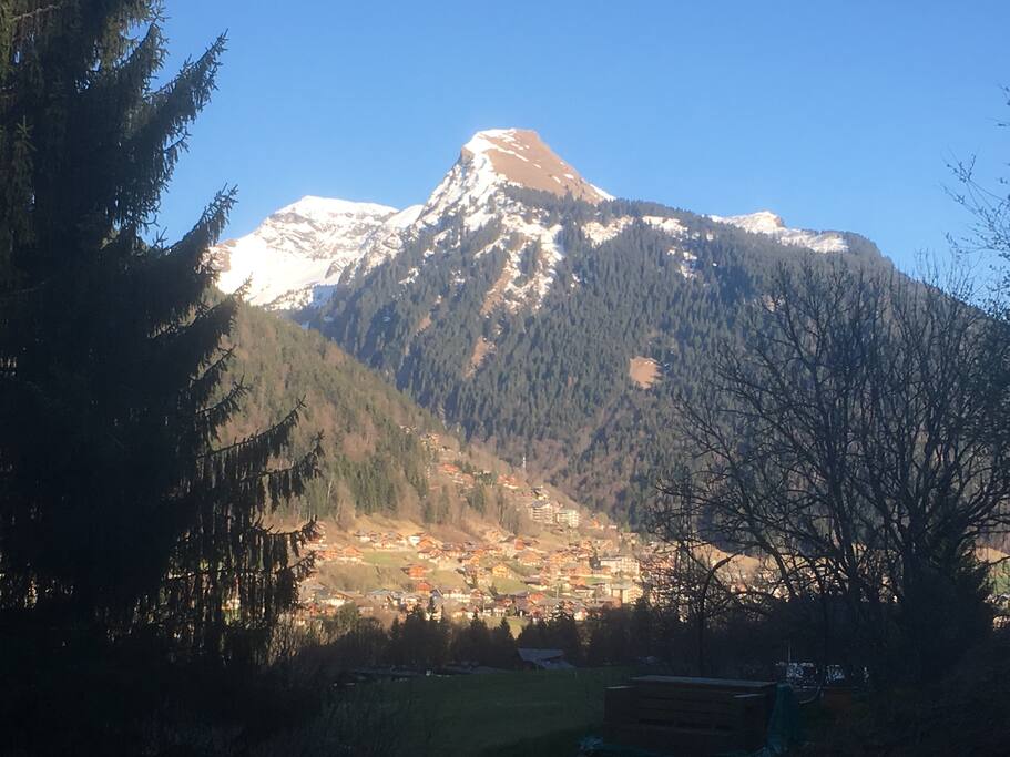 la vue du blacon, the view from the balcony