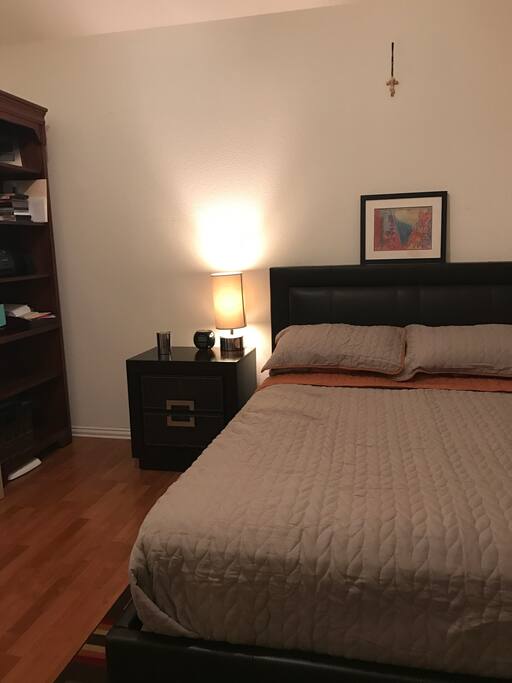 Warm cozy room.