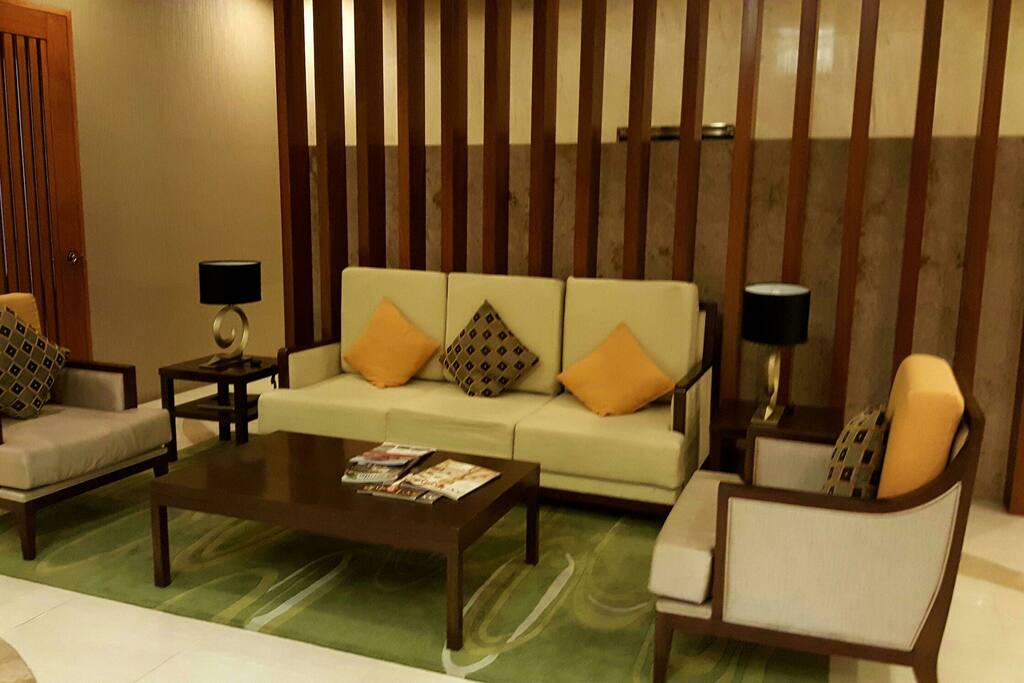 At the lobby