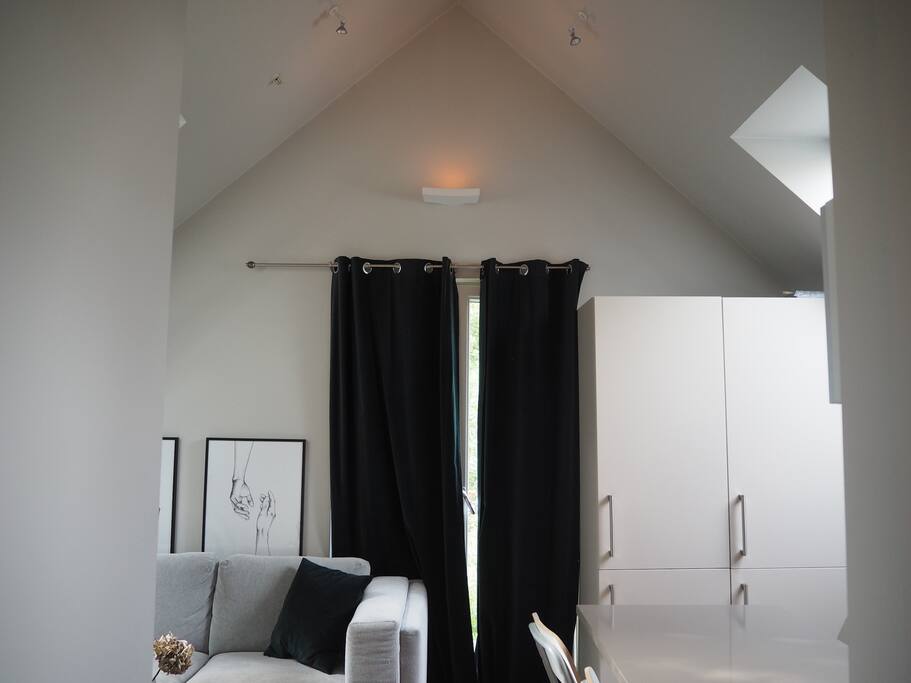 High ceilings that creates a good feeling