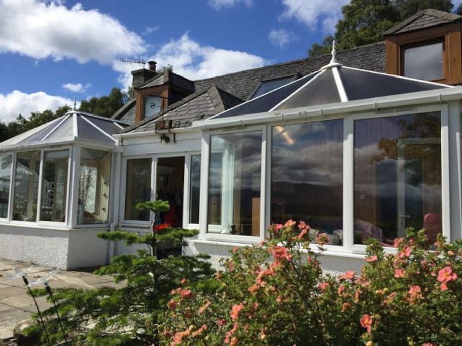 Conservatories with views of the cairngorms