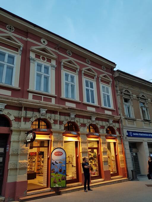 Building where the flat is located