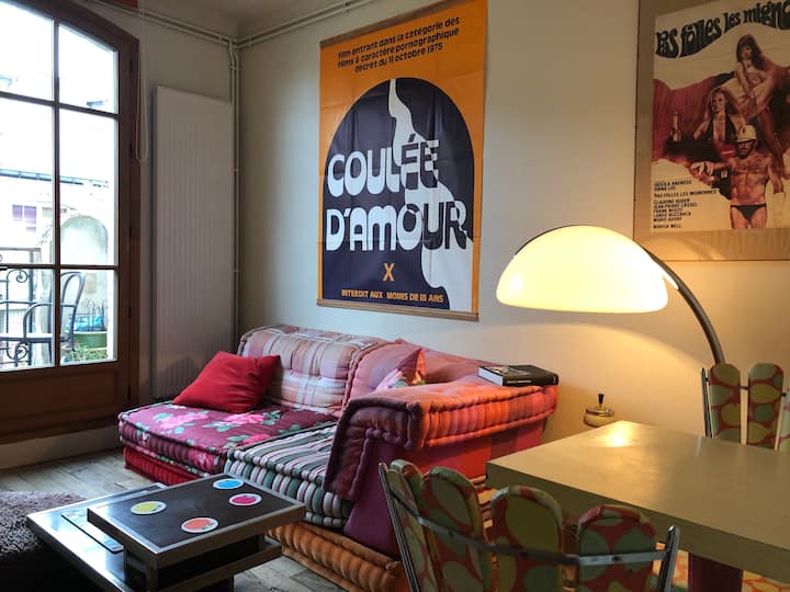 Bohème Et Vintage Avec Balcon à Gambetta - France
