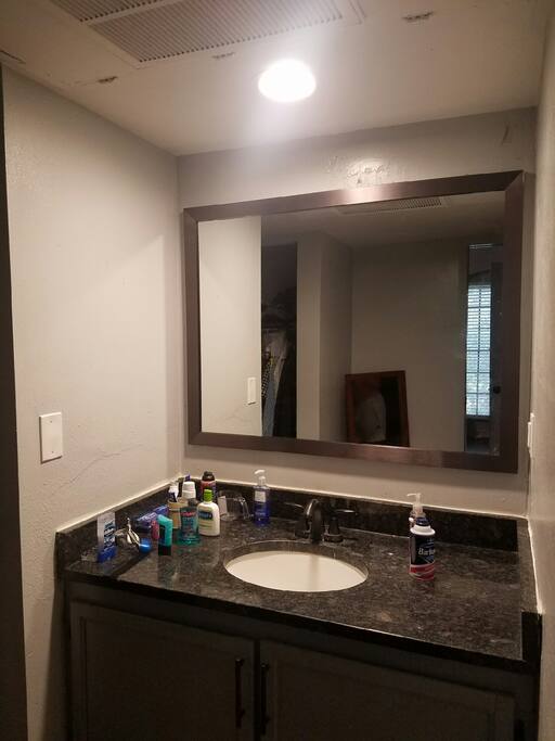 Adjoined bathroom