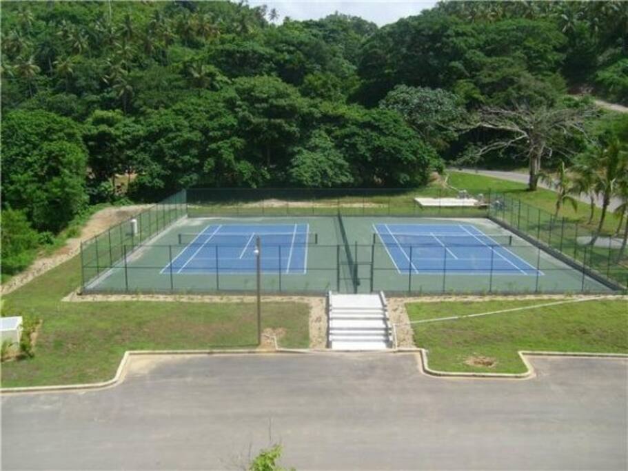 Tenis Courts across the Street