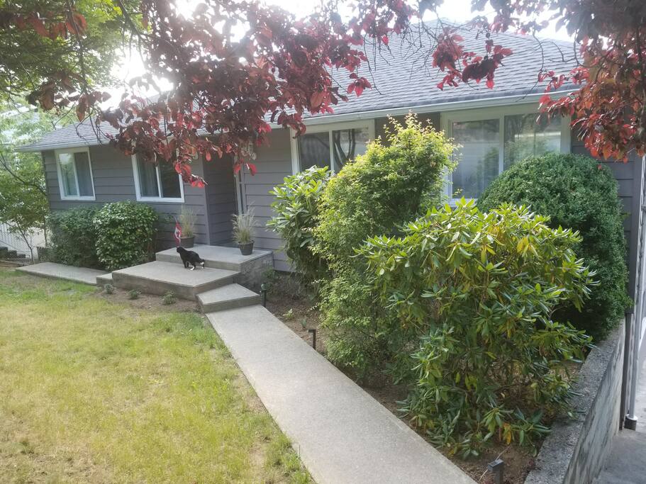 Front of the house