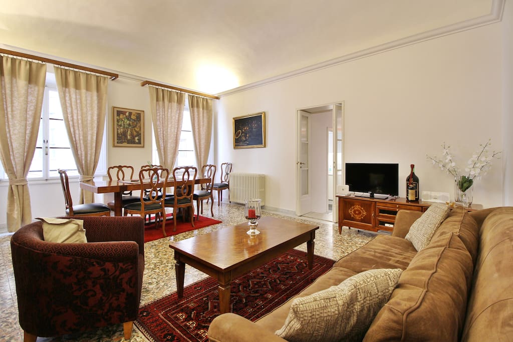 living and dining room