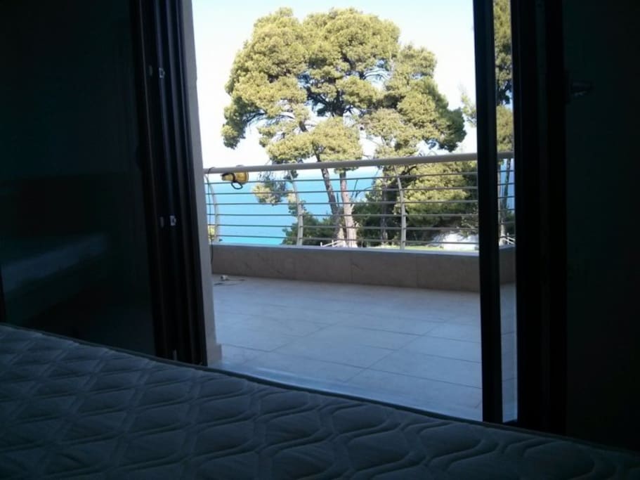 within the bedroom