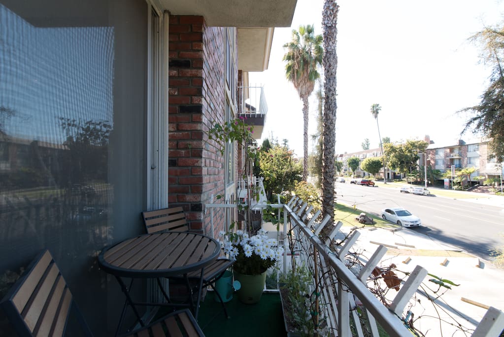 second floor balcony