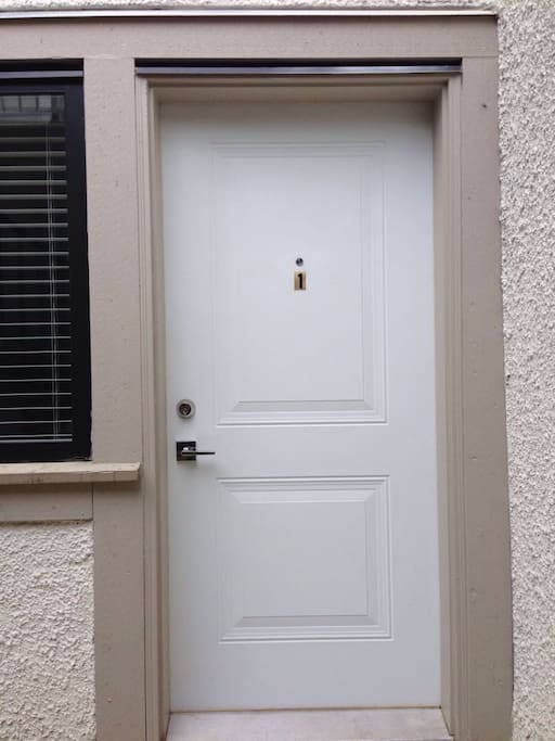 Private Entrance to Unit