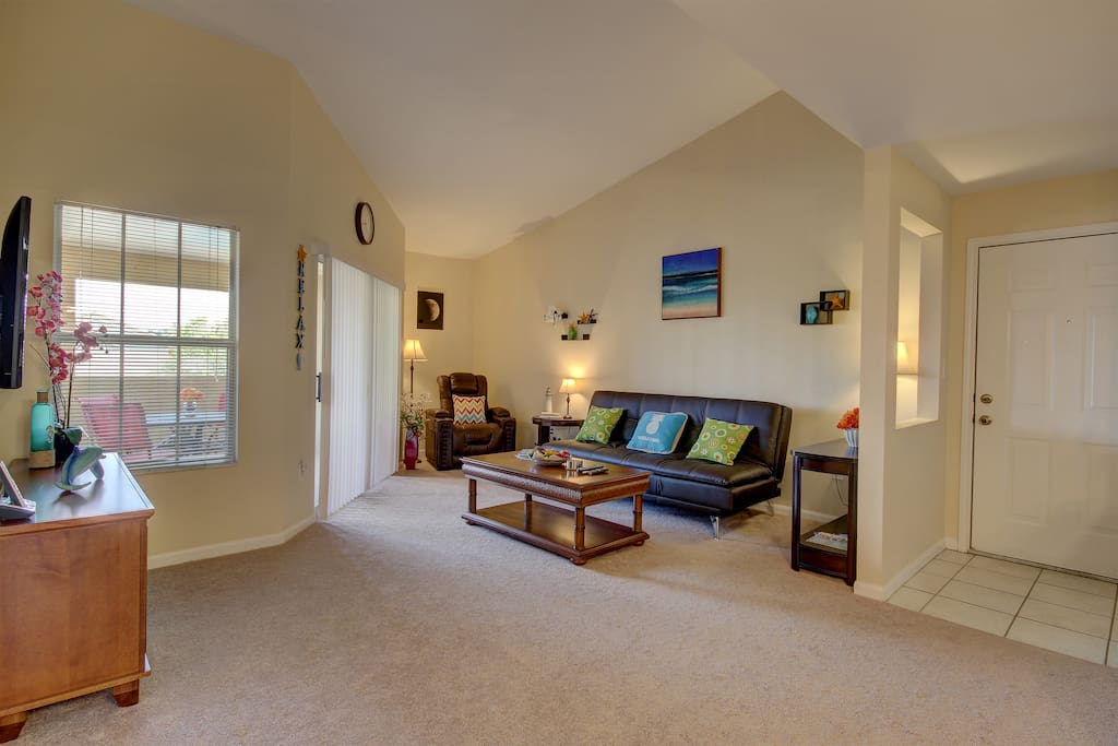 Spacious living area