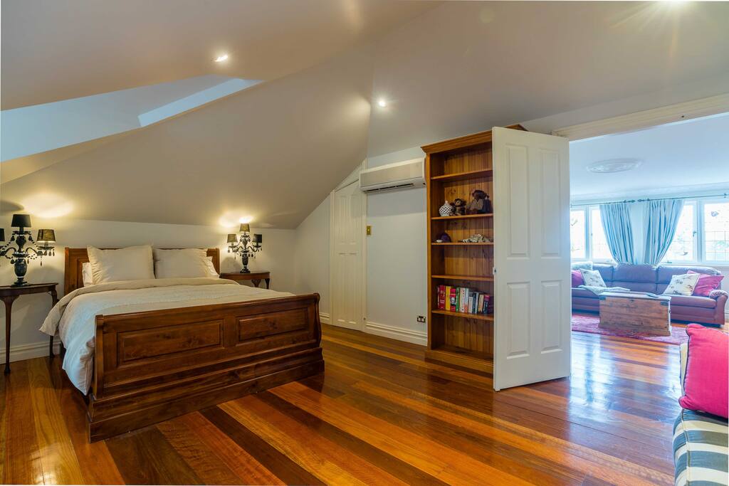 Bedroom with private lounge retreat