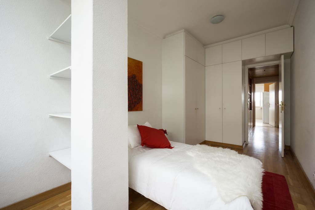 Second bedroom. Bed opens to double bed.