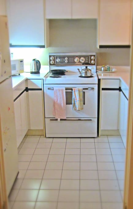 This is our kitchen.
Please make yourself at home.