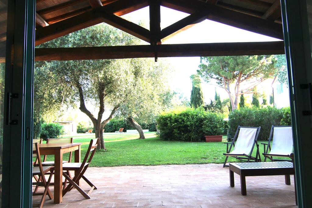 The Guesthouse garden (viewed from the living room)
