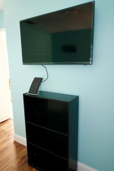 Flat Screen TV in bedroom