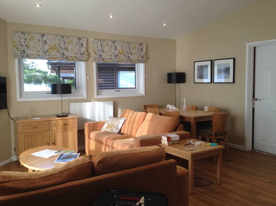 lounge and dining area