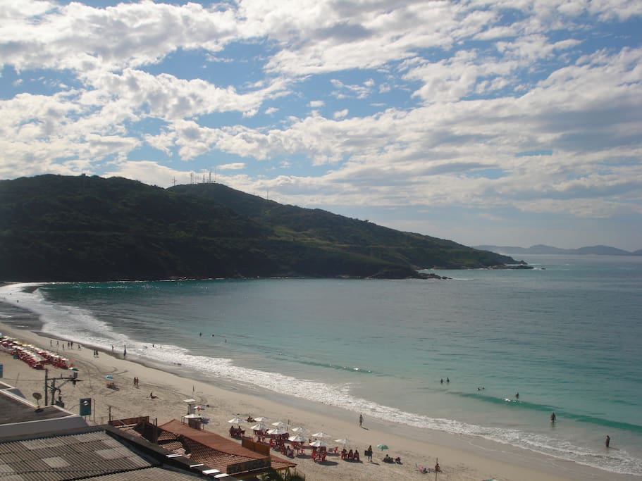 De frente para a Prainha.