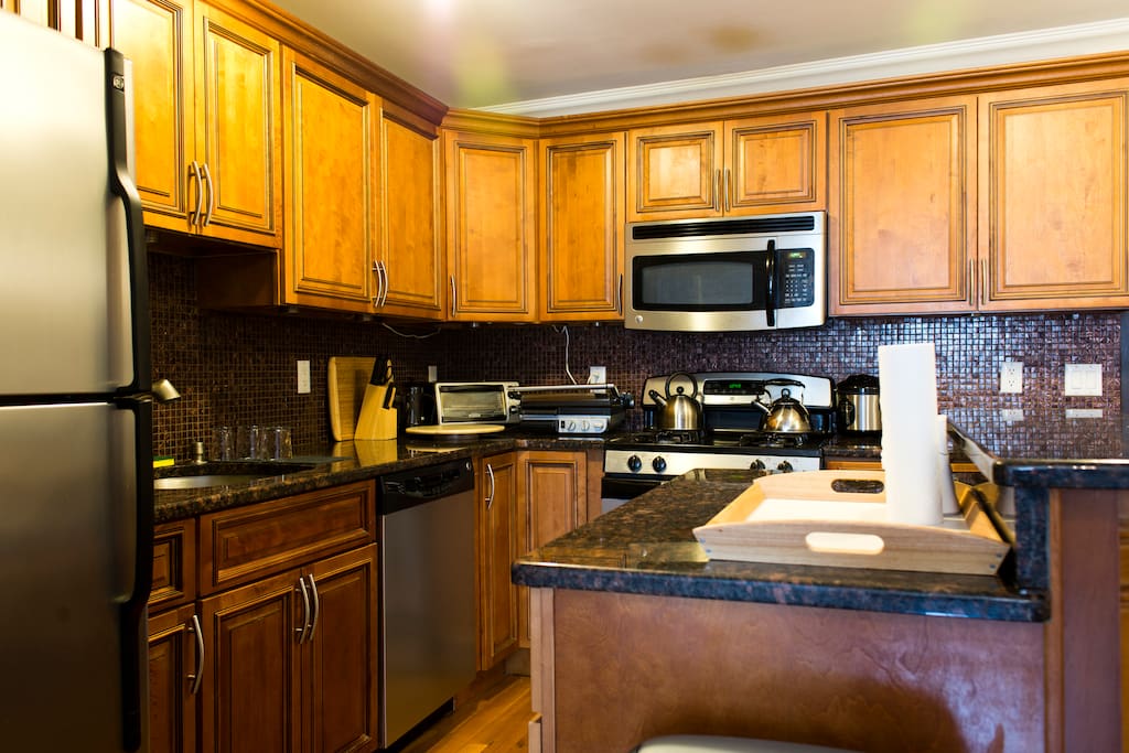 kitchen a lot of appliances etc,dishes