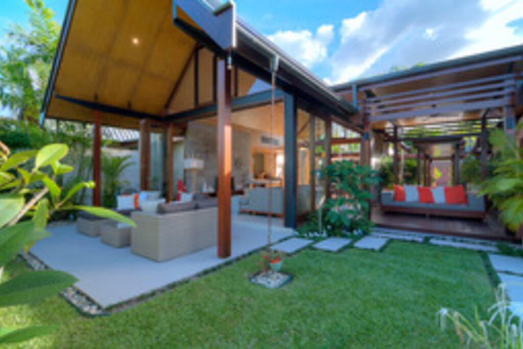 Villa outside