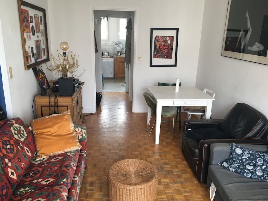 The shared living room
