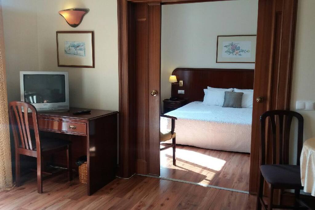 Living Room and Bedroom