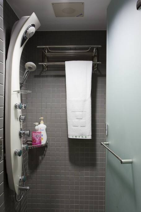 shower room.