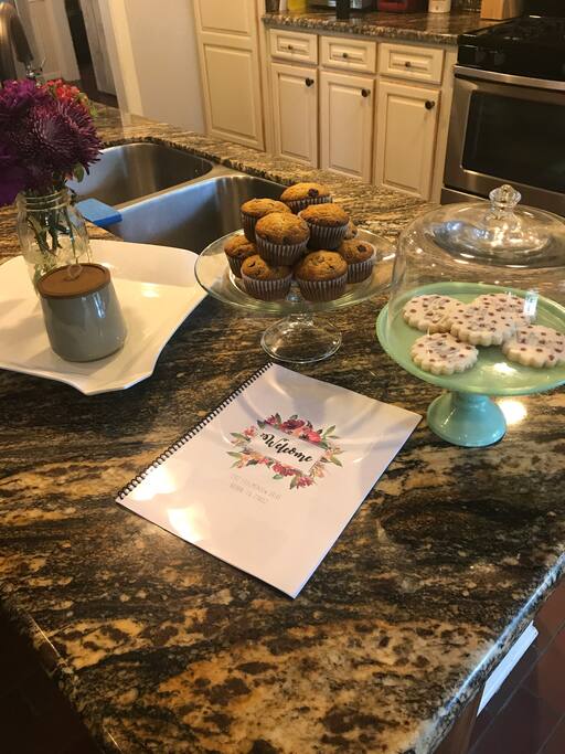 Welcome assortment and guide book