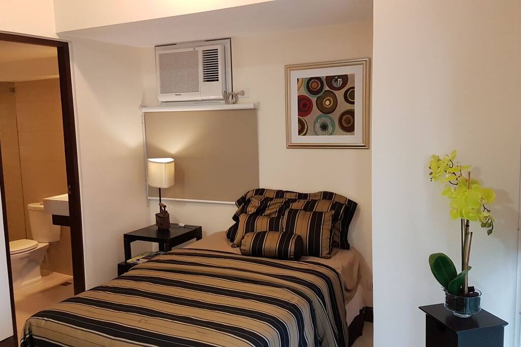 Double bed which may be good for two people depending on size and height.