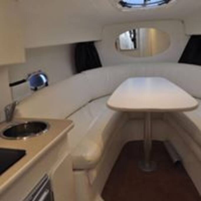 Sala de Estar na Cabine