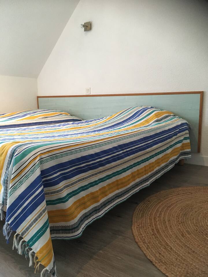 Chumba cha kulala n°2 - vitanda 2 vya 90