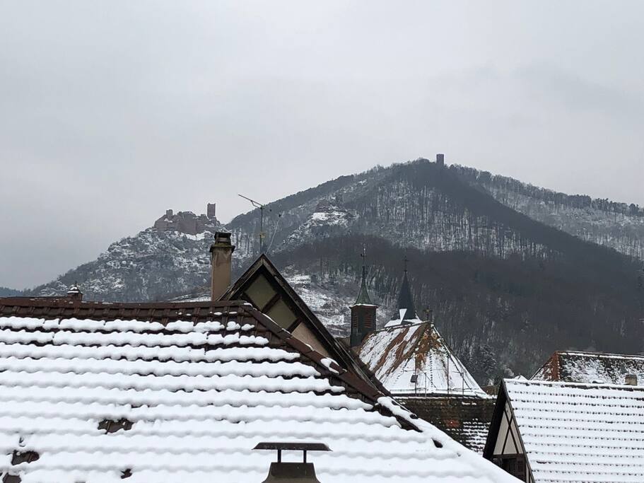 Vue sur les châteaux