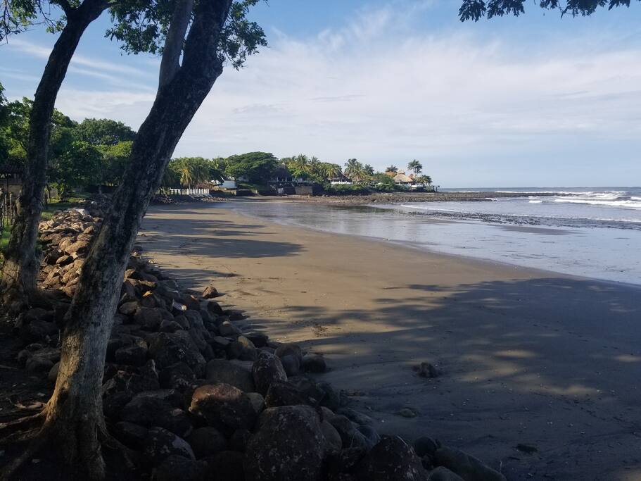 South on beach