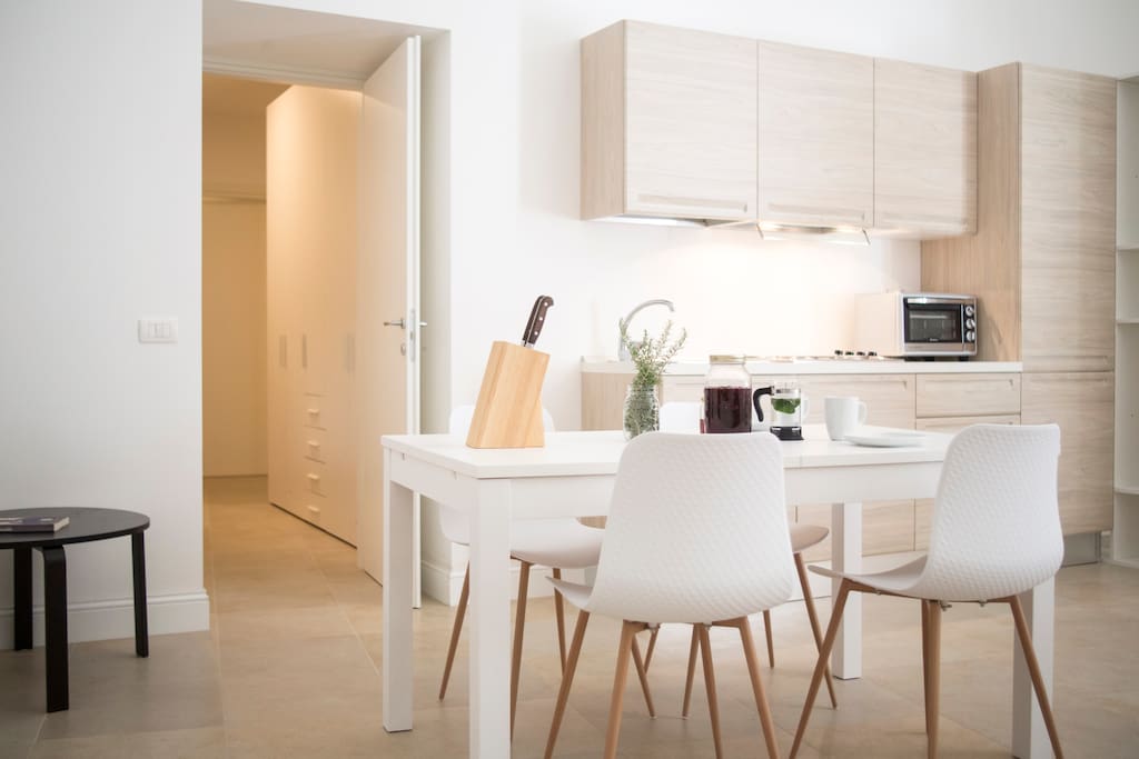 Living room + kitchen