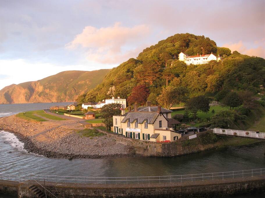 Beautiful exterior of the Rock House Hotel