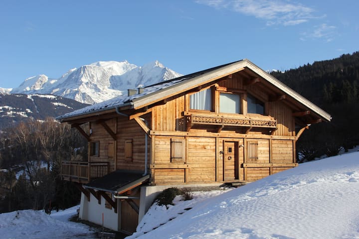 Chalet Tranquille Avec Belle Vue Sur Le Mont-blanc - Saint-Gervais-les-Bains