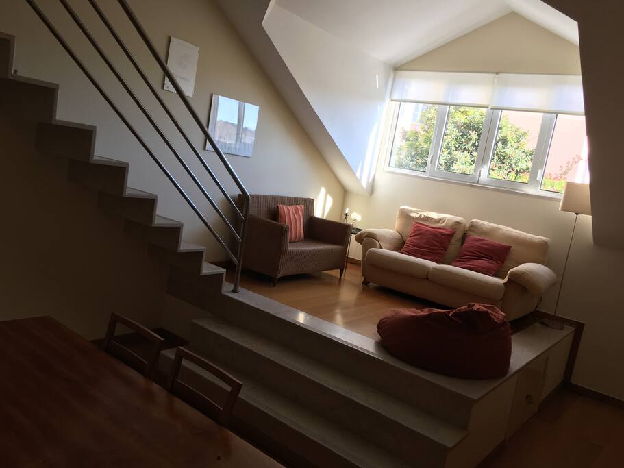 Lounge area and dining room