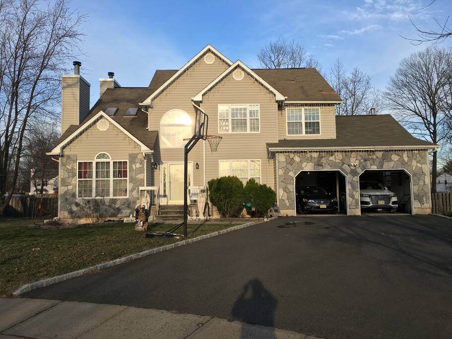 The House with ample parking space in driveway