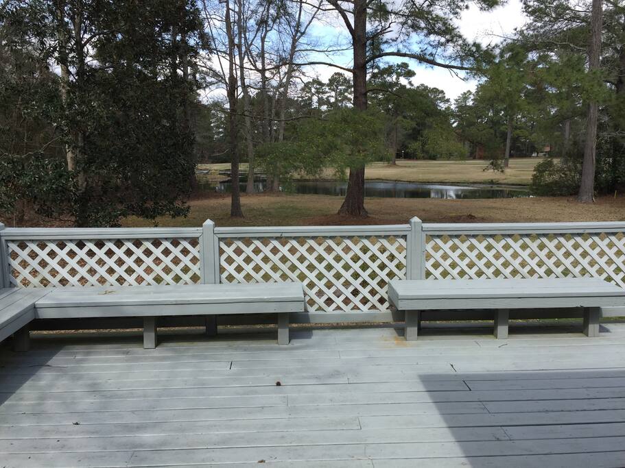 Tee box view from the deck