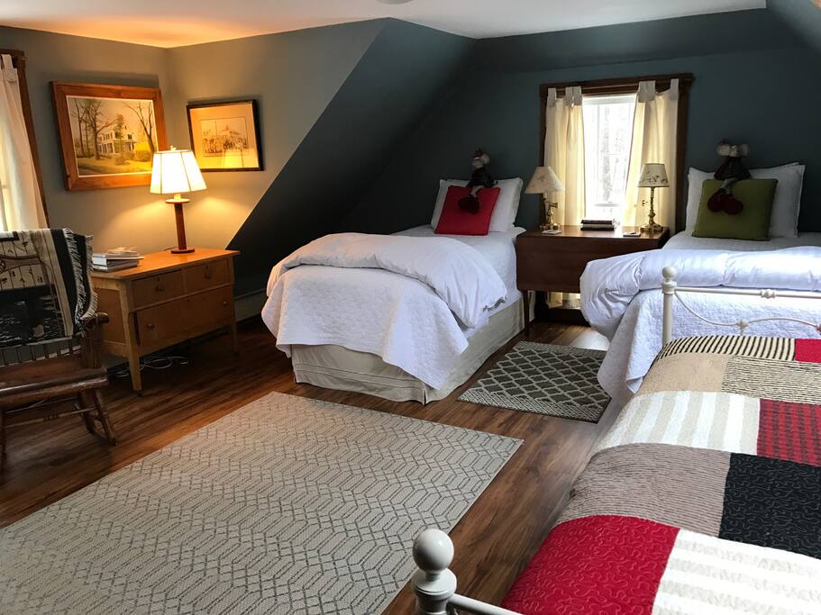 Two twin beds and ...