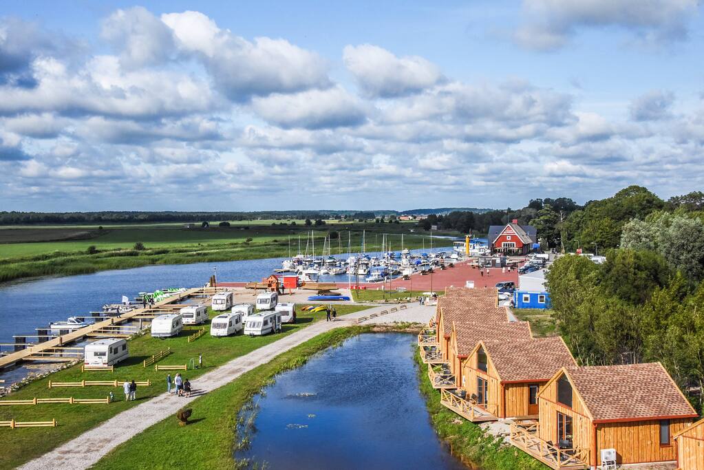 Dreverna camping and Dreverna small boat harbor