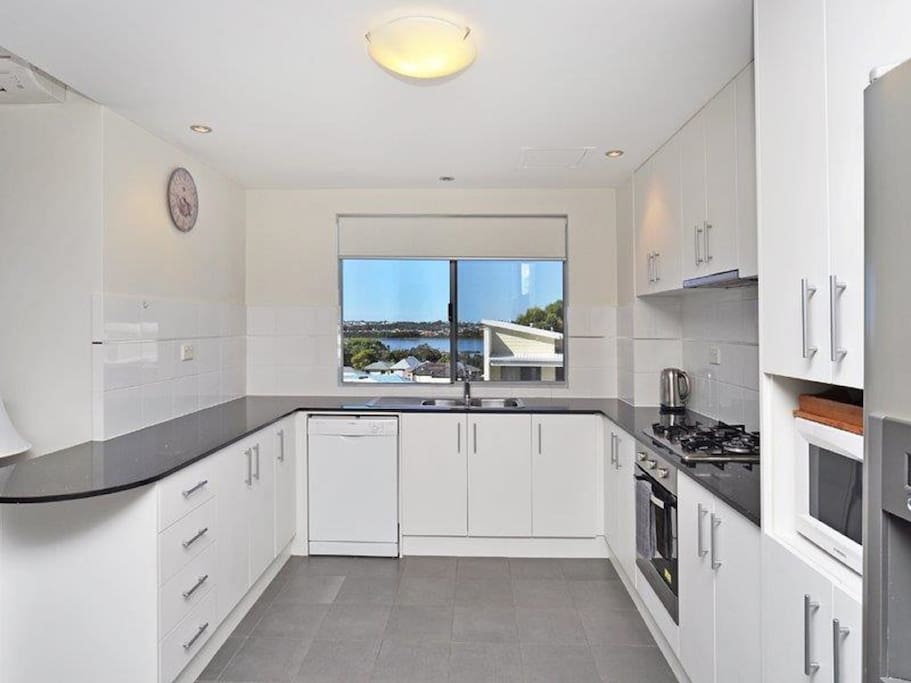 Fully fitted modern kitchen