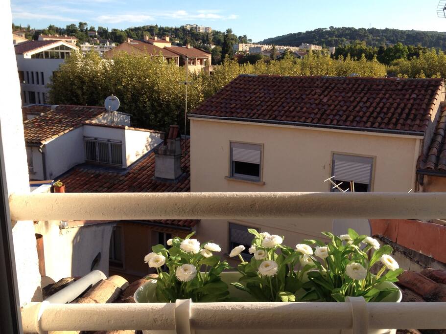 Jolie vue de l'appartement